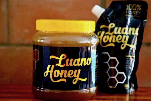 Luano Honey Jar and Pouch